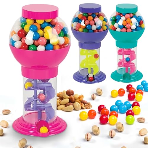 Twirling Gumball Machine - Gumballs Candy Dispenser for Kids - Birthday Party Decorations, Kids Parties