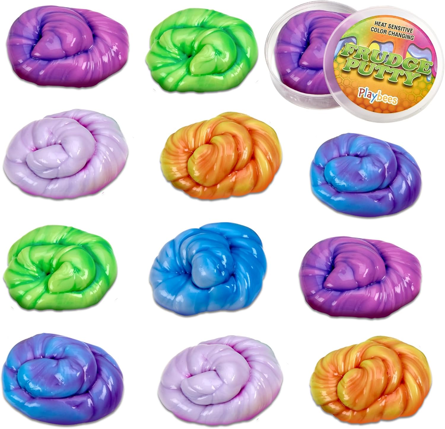 Color Changing Frudge Putty - 12 Pack