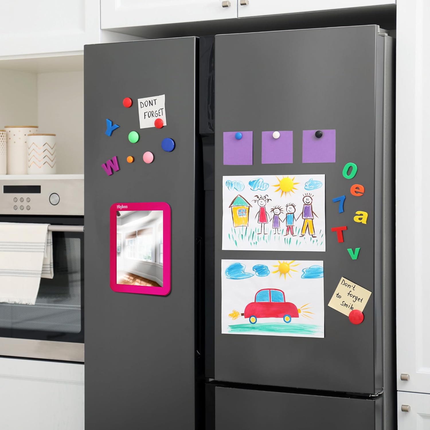 Magnetic Locker Mirror - 2 Pack 5