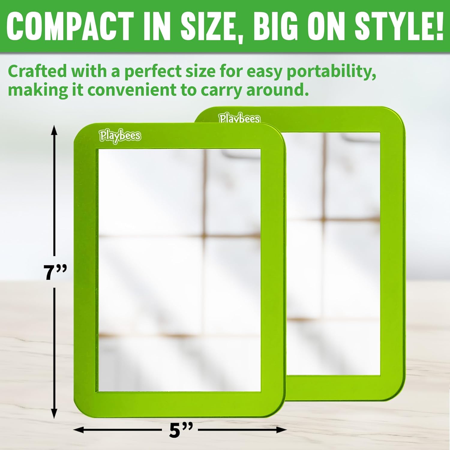 Magnetic Locker Mirror - 2 Pack 5
