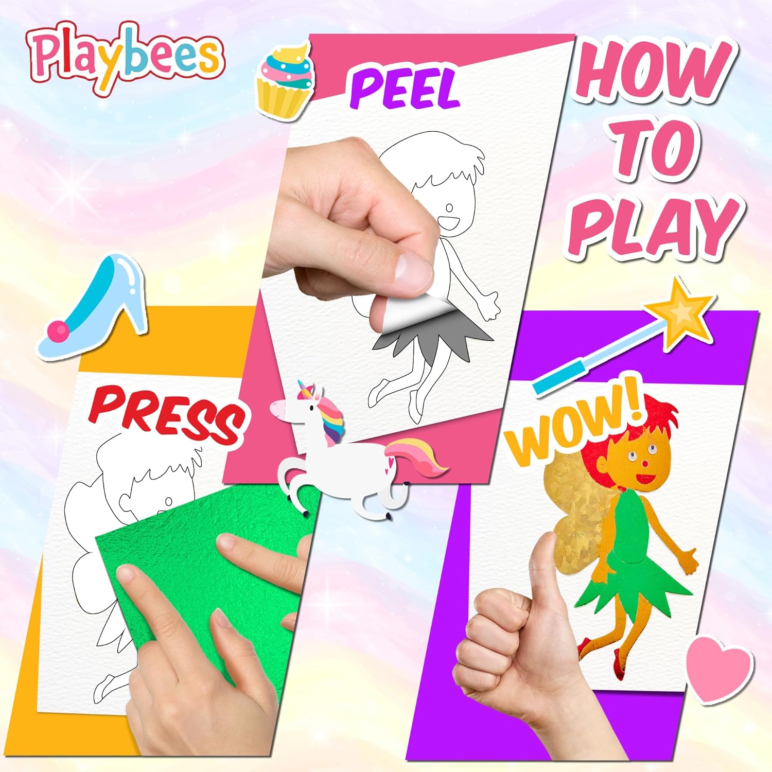 Foil Fun Unicorns & Princesses - Preschool Arts and Crafts Kit