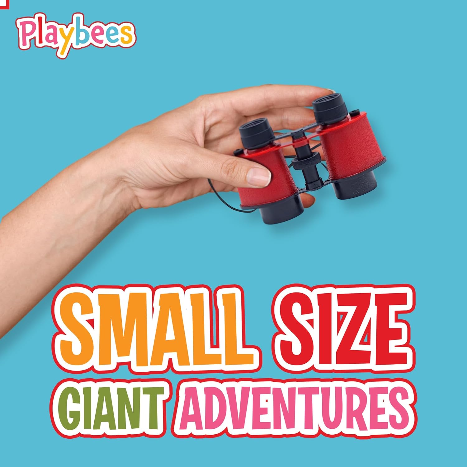 Kids Toy Binoculars with Neck Strap - 24 Pack - Premium Bird Watching & Safari Jungle Pretend Play Binocular Set