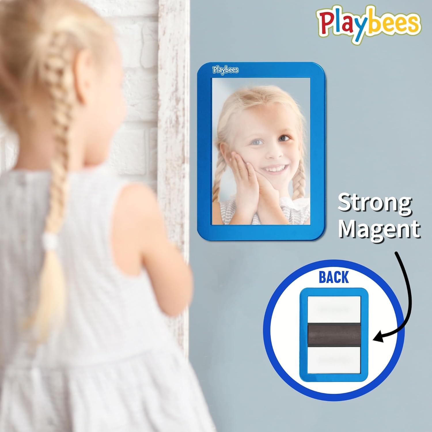 Magnetic Locker Mirror - 2 Pack 5