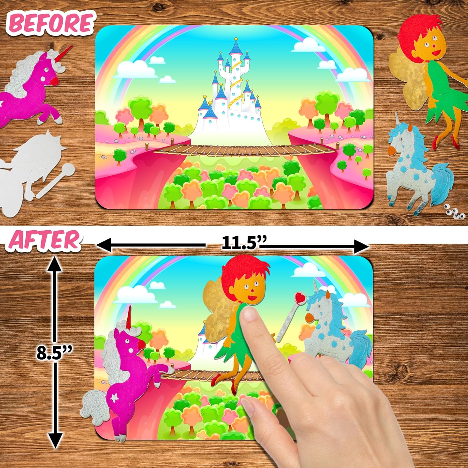 Foil Fun Unicorns & Princesses - Preschool Arts and Crafts Kit