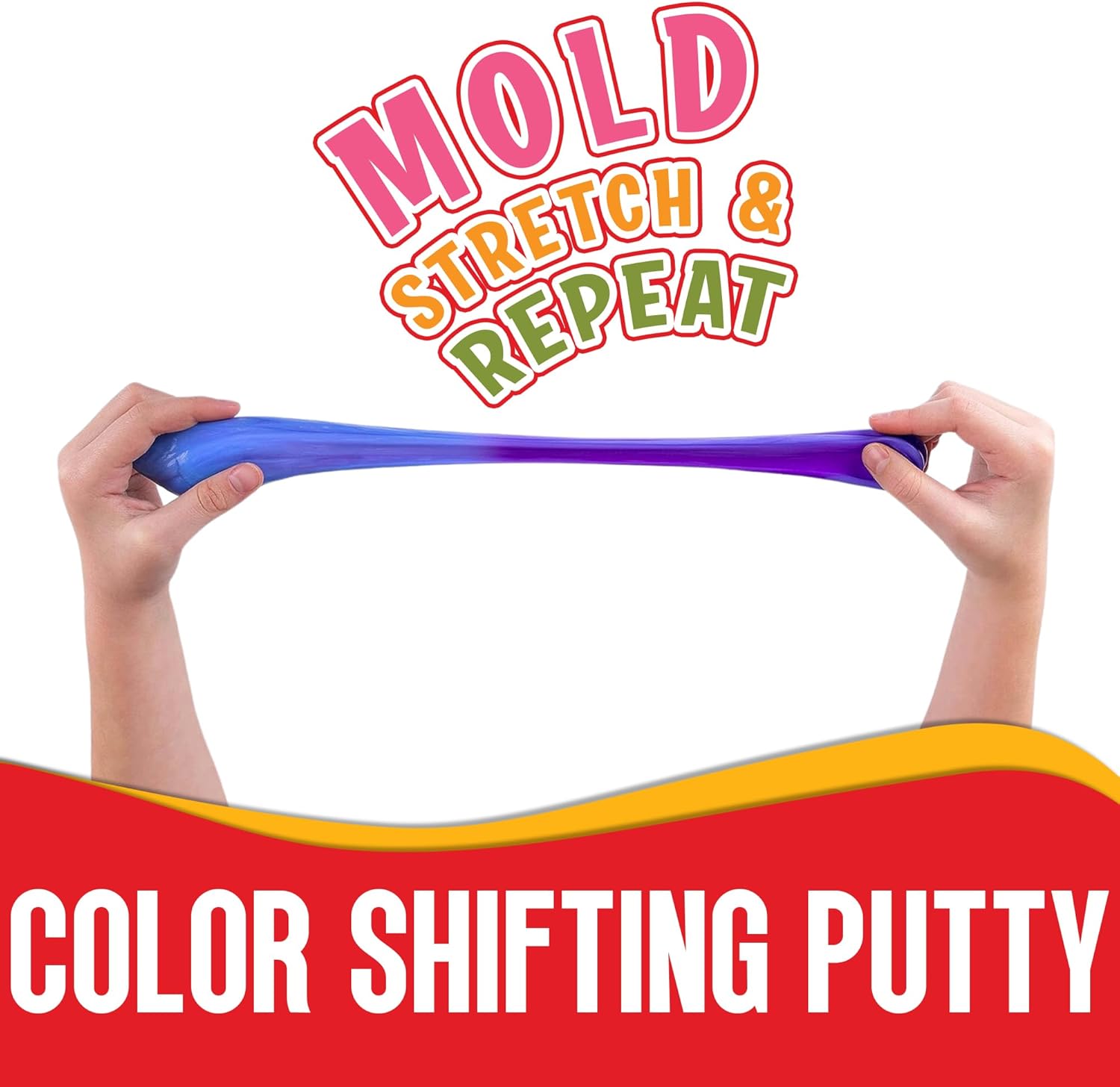 Color Changing Frudge Putty - 6 Pack of Slime