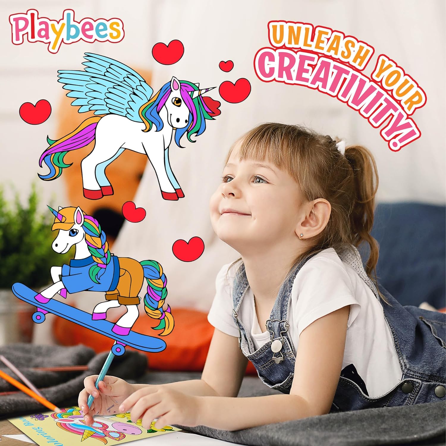 Unicorn Coloring Books - 20 Pack  - Kids Princess Party Favors for Boys & Girls