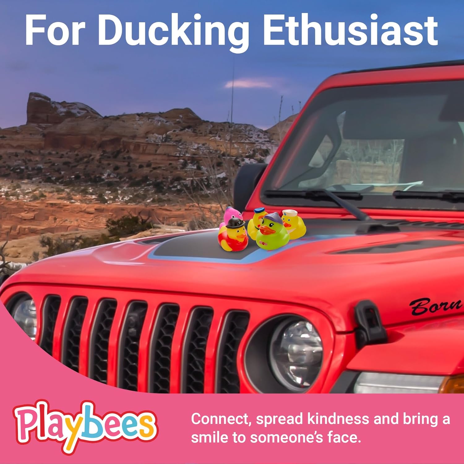 Rubber Duck Toy Duckies for Kids - 50 Pack - Sensory Play, Stress Relief, Stocking Stuffers, Baths, Summer Beach and Pool Activity