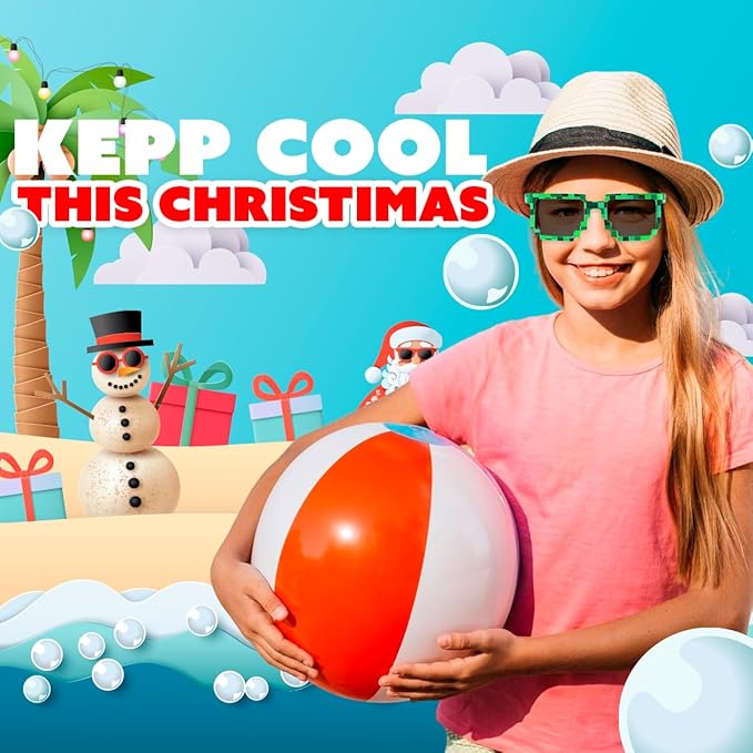 Playbees Pixel Sunglasses - 12 Pack - Robot Eye-wears for Kids and Adults - Pixelated Graphics Frames - Perfect Birthday Party Favors, Gaming Events, Raves, and More - UV Protected and Durabl