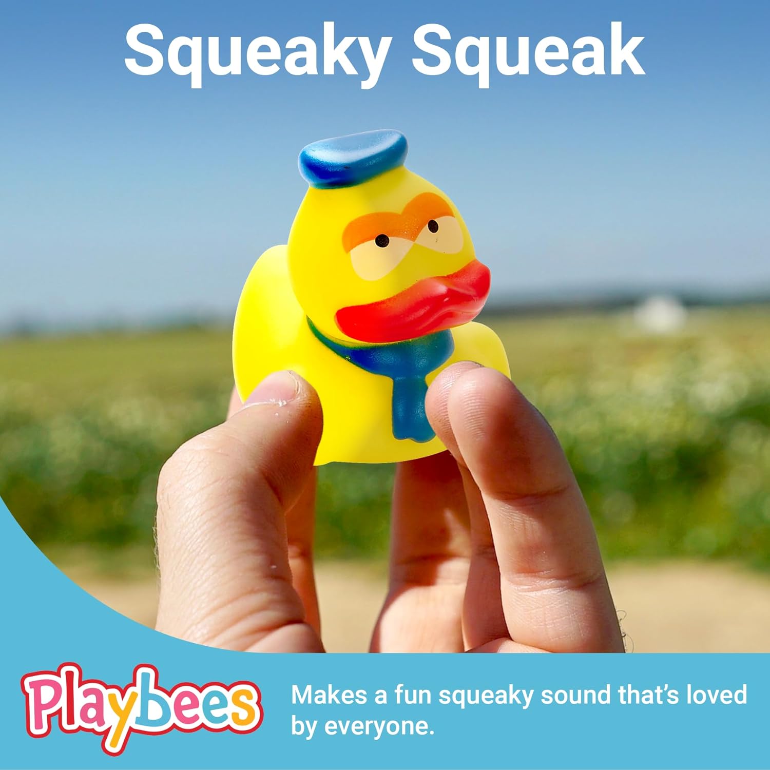 Rubber Duck Toy Duckies for Kids - 50 Pack - Sensory Play, Stress Relief, Stocking Stuffers, Baths, Summer Beach and Pool Activity