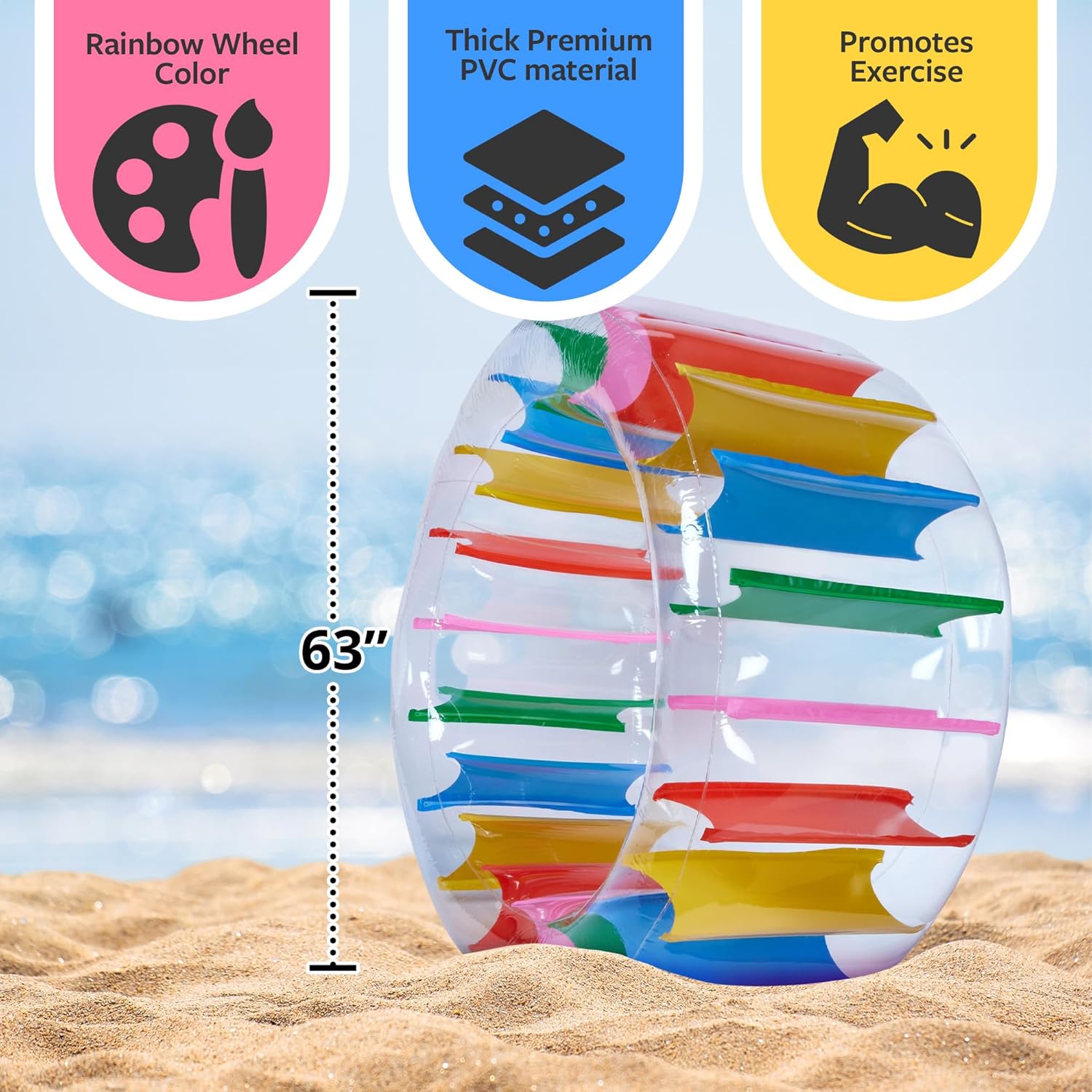 Giant Inflatable Wheel Roller 63
