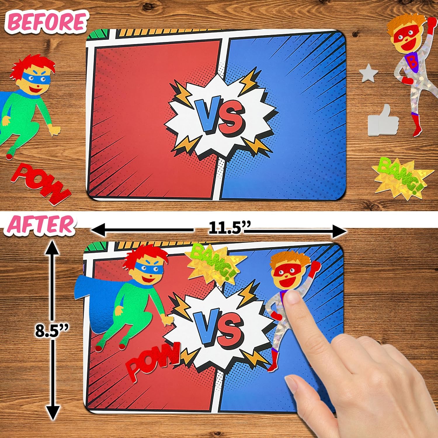 Playbees Foil Art Dinosaurs Arts and Crafts Kit Kids 3-9 DIY No Mess Preschool Activity Self Adhesive Foil Sheets Creative Dinosaur Craft Set Educational Gift Boys Girls
