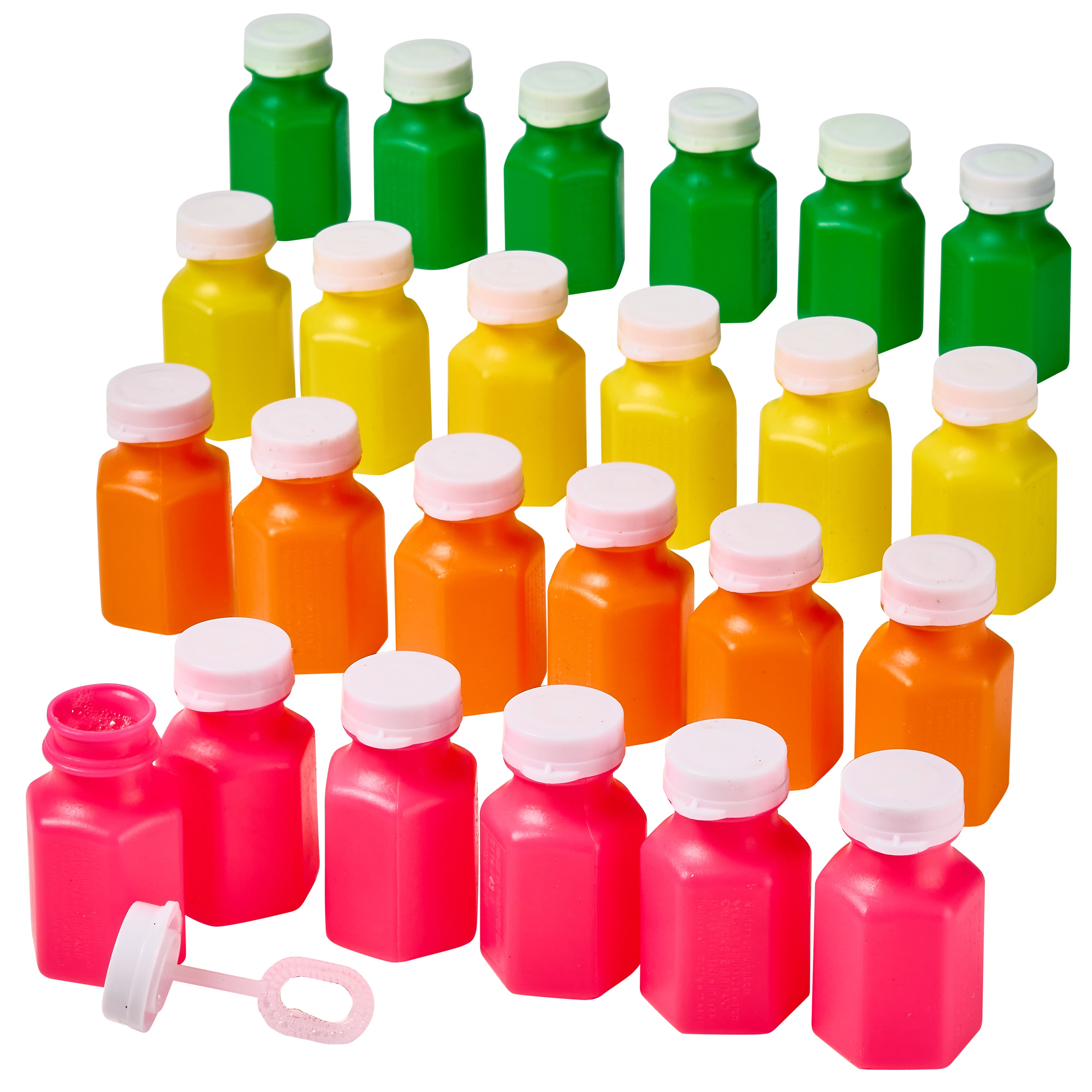 Neon Bubble Bottles